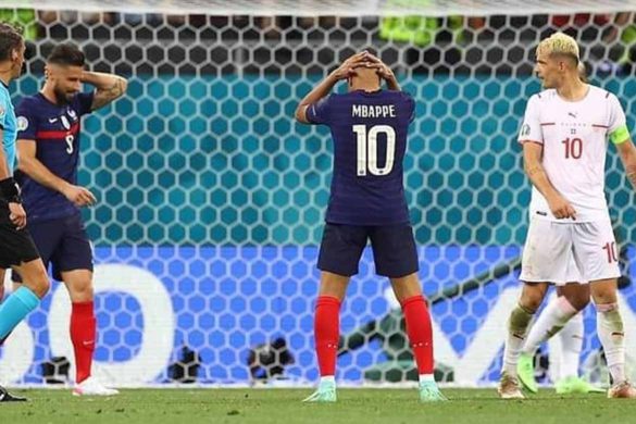 France knocked out of Euro 2020